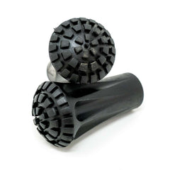 Two Black Rubber WALX All Terrain Paws