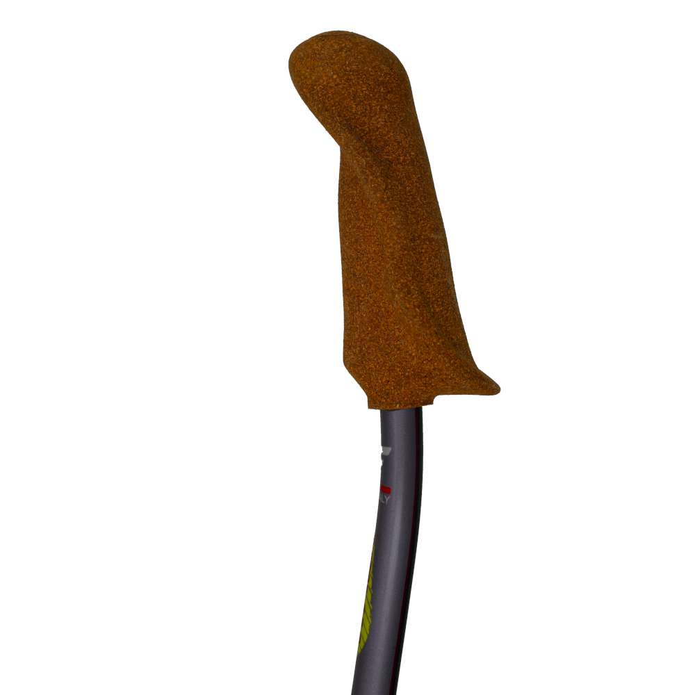 Closeup of the WALX Cork Ergo Grip
