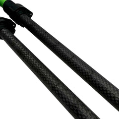 Closeup of the Carbon Shaft of the WALX Carbon Pro Poles
