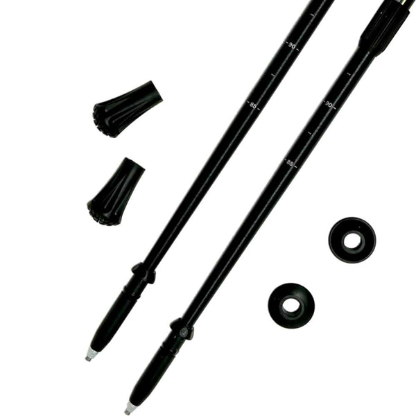 WALX Pro Poles with All Terrain Rubber Paws and Baskets
