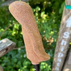 Closeup of the Cork Ergo Grip Handles of the WALX Pro Poles