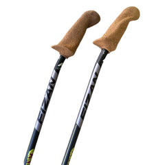Pair of WALX Velocity walking poles with Cork Ergo Grips