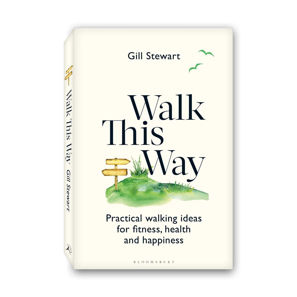 Book cover of 'Walk This Way' by Gill Stewart on a white background